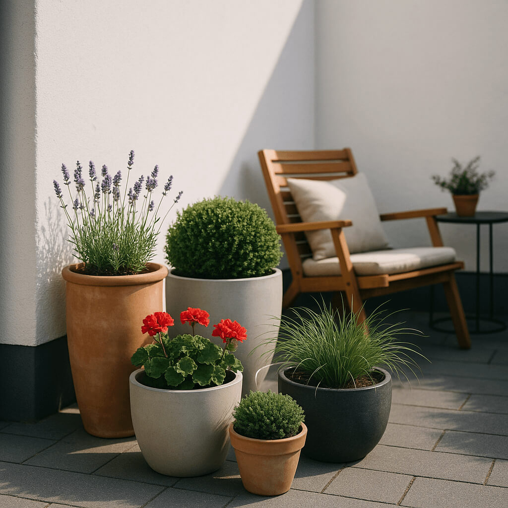 terrasse krukker